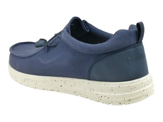 Scopri le Sneakers Uomo Grunland SC 5930 K7STOR in tela, leggere e fresche con lacci elastici, su Laporta Calzature. Acquista ora!<br /><br />Le Sneakers Uomo Grunland SC 5930 K7STOR, disponibili su Laporta Calzature, offrono un perfetto mix di comfort e stile per le giornate estive. <br />La tomaia e la fodera in tela traspirante, disponibili nei colori blu e grigio, mantengono il piede fresco anche durante le giornate più calde. <br />La chiusura con lacci elastici a 2 fori permette di indossarle come uno slip-on, garantendo praticità e comfort. <br />Il plantare estraibile in pelle RE-SOFT, imbottito e soffice, assicura un sostegno eccellente. <br />Il fondo in poliuretano leggerissimo con effetto ammortizzante rende queste sneakers ideali sia per la città che per le vacanze. <br />Aggiungi freschezza e leggerezza al tuo guardaroba estivo, acquista ora su Laporta Calzature!