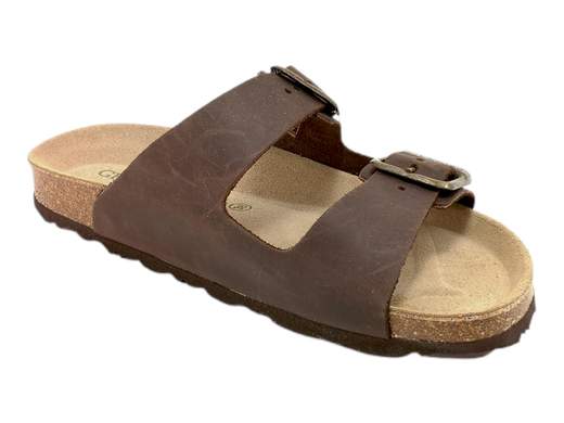Scopri le Ciabatte Donna Grunland CB 3030 70SARA in pelle ingrassata con doppia fibbia, comode e regolabili, su Laporta Calzature. Acquista ora!<br /><br />Le Ciabatte Donna Grunland CB 3030 70SARA, disponibili su Laporta Calzature, offrono comfort e praticità per le giornate più calde, sia in città che in vacanza. <br />Realizzate in pelle ingrassata, sono disponibili nei colori beige e mogano, con una doppia fibbia che permette una regolazione perfetta. <br />Il plantare anatomico in pelle scamosciata, arricchito da cuscinetti imbottiti RE-SOFT, assicura una postura ottimale del piede e della caviglia, garantendo comfort per tutto il giorno. <br />Il fondo bio, realizzato in sughero e lattice naturale, è leggero e traspirante, mentre la suola in gomma offre resistenza e flessibilità. <br />Rinnova il tuo look estivo con comfort e stile, acquista ora su Laporta Calzature!