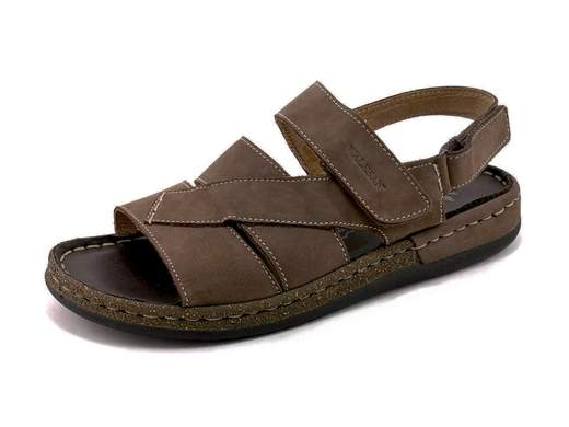 Scopri i Sandali Uomo Walksan 55230/88 in morbido nabuk caffè e pelle nera, con doppia regolazione a strappo, comodi e leggeri, su Laporta Calzature. Acquista ora!<br /><br />I Sandali Uomo Walksan 55230/88, disponibili su Laporta Calzature, offrono il massimo comfort grazie alla morbida tomaia in nabuk caffè e pelle nera. <br />Questi sandali sono dotati di una pratica regolazione a strappo sul collo del piede e di un cinturino posteriore con chiusura a strappo, che garantiscono una calzata perfetta e regolabile. <br />Il sottopiede, realizzato in pelle, è estremamente morbido per offrire un comfort prolungato, mentre il fondo in poliuretano leggero e flessibile assicura stabilità e leggerezza. <br />Ideali per affrontare le giornate più calde, sia in città che in vacanza, questi sandali sono Made in Italy, sinonimo di qualità artigianale. <br />Rinnova il tuo look estivo con questi sandali confortevoli, acquista ora su Laporta Calzature!