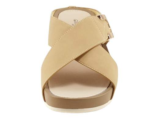 Ciabatte Zeppa C9Dira Ecopelle Cuoio Donna Grünland - CI3116