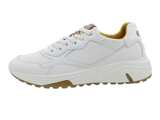 Eleva il tuo stile con le sneakers uomo IGI&CO 3630600 Seth. Realizzate con cura in Italia, queste sneakers in pelle bianca sono la scelta perfetta per un look fresco e confortevole. La chiusura classica con lacci garantisce una vestibilità sicura, mentre il plantare estraibile imbottito in pelle memory foam offre un comfort eccezionale. Il fondo ginnico da 4,5 cm aggiunge un tocco di stile e altezza. Scegli la qualità italiana e la moda senza sforzo con queste sneakers. Acquista ora per un look impeccabile.