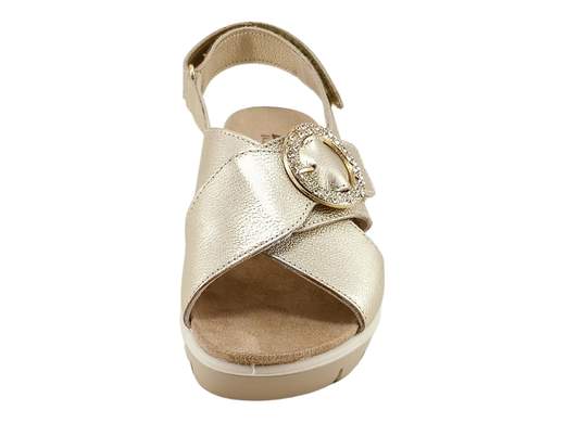Sandali Selenya Pelle Platino Donna ENVAL Soft - 1286844