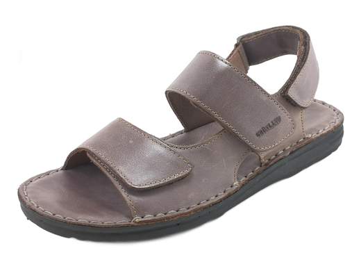 Sandali uomo Grunland in pelle con 3 strappi regolabili. Comodi, freschi e perfetti per l’estate. Comfort e stile dal lavoro al tempo libero.<br /><br />Quando il caldo chiama, i piedi vogliono respirare… ma senza rinunciare a stile e comodità. I sandali Grunland SA 1241 80LAPO sono la risposta elegante e funzionale per affrontare l’estate con passo leggero.<br /><br />Interamente realizzati in morbida pelle, sono dotati di ben tre regolazioni a strappo: sulla pianta, sul collo e dietro al tallone. Il risultato? Una calzata su misura, precisa e adattabile a qualsiasi piede (anche ai più esigenti).<br /><br />Il sottopiede RE-SOFT in pelle imbottita coccola ogni passo, mentre il fondo è leggero, flessibile e antiscivolo: ideale per le lunghe giornate tra ufficio, commissioni e relax al tramonto.<br /><br />Freschi, versatili e perfetti per ogni outfit estivo: dal lavoro alla vacanza, questi sandali sono pronti a seguirti ovunque con stile.