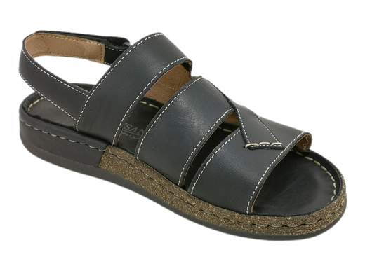 Scopri i Sandali Uomo Walksan 55230/88 in morbido nabuk caffè e pelle nera, con doppia regolazione a strappo, comodi e leggeri, su Laporta Calzature. Acquista ora!<br /><br />I Sandali Uomo Walksan 55230/88, disponibili su Laporta Calzature, offrono il massimo comfort grazie alla morbida tomaia in nabuk caffè e pelle nera. <br />Questi sandali sono dotati di una pratica regolazione a strappo sul collo del piede e di un cinturino posteriore con chiusura a strappo, che garantiscono una calzata perfetta e regolabile. <br />Il sottopiede, realizzato in pelle, è estremamente morbido per offrire un comfort prolungato, mentre il fondo in poliuretano leggero e flessibile assicura stabilità e leggerezza. <br />Ideali per affrontare le giornate più calde, sia in città che in vacanza, questi sandali sono Made in Italy, sinonimo di qualità artigianale. <br />Rinnova il tuo look estivo con questi sandali confortevoli, acquista ora su Laporta Calzature!