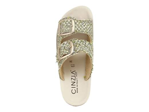Ciabatta Platform Tessuto Bouclé Donna Cinzia Soft - GF215B 003