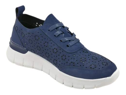 Scopri le Sneakers Donna Grunland SC 5908 F6SACE con tomaia traforata blu e stampa floreale, leggere e fresche, su Laporta Calzature. Acquista ora!<br /><br />Le Sneakers Donna Grunland SC 5908 F6SACE, disponibili su Laporta Calzature, sono perfette per affrontare l'estate con stile e comfort. <br />La tomaia traforata in colore blu, arricchita da una stampa floreale, garantisce traspirabilità e un look vivace e femminile. <br />La chiusura con lacci a 4 fori assicura una calzata comoda e regolabile. <br />Il plantare estraibile in pelle RE-SOFT, imbottito, offre un comfort superiore per tutto il giorno. Il fondo ginnico di 4 cm in poliuretano leggerissimo, con effetto ammortizzante, rende queste sneakers ideali per lunghe camminate, sia in città che in vacanza. <br />Aggiungi freschezza e stile al tuo look estivo, acquista ora su Laporta Calzature!