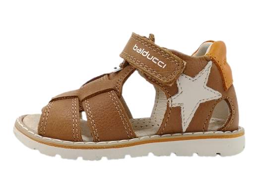 Sandalo primi passi Balducci MSPO4251: comfort e stile per le prime avventure del tuo bimbo!<br />Pelle morbidissima, plantare imbottito e suola flessibile antiscivolo.