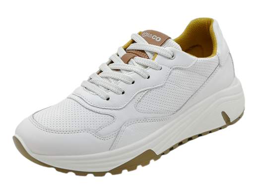 Eleva il tuo stile con le sneakers uomo IGI&CO 3630600 Seth. Realizzate con cura in Italia, queste sneakers in pelle bianca sono la scelta perfetta per un look fresco e confortevole. La chiusura classica con lacci garantisce una vestibilità sicura, mentre il plantare estraibile imbottito in pelle memory foam offre un comfort eccezionale. Il fondo ginnico da 4,5 cm aggiunge un tocco di stile e altezza. Scegli la qualità italiana e la moda senza sforzo con queste sneakers. Acquista ora per un look impeccabile.