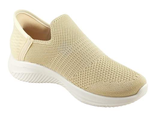 Sneakers Slip-in Tessuto Beige Donna Susimoda - F375.033