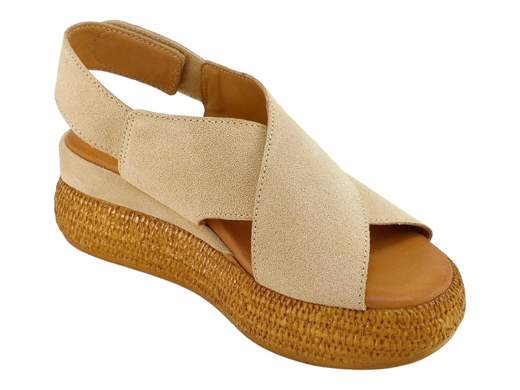 Meryl Camoscio Beige Sandali Donna Igi&Co - 1187722