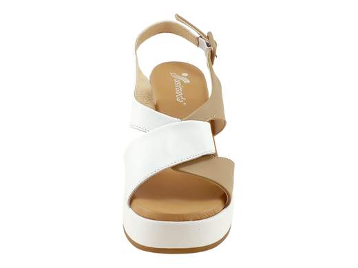 Sandali Tacco e Plateau Pelle Bicolore Donna Susimoda - A039.348
