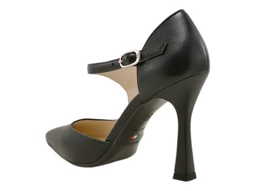 Décolleté aperti NeroGiardini E409340DE in pelle con tacco a rocchetto 10 cm, cinturino con fibbia e suola antiscivolo. Eleganza e comfort Made in Italy! <br /><br />Slancia la silhouette con classe grazie a questi décolleté aperti NeroGiardini! <br />Realizzati interamente in pelle, avvolgono il piede con eleganza, mentre il cinturino con fibbia assicura una stabilità impeccabile (niente passi falsi, solo stile!). <br />Il sottopiede leggermente imbottito garantisce comfort anche dopo ore sui loro raffinati tacchi a rocchetto da 10 cm. <br />La suola con inserto antiscivolo completa il mix perfetto di grazia e sicurezza. Perfetti per eventi speciali o serate da protagonista. <br />Li trovi su Laporta Calzature… non lasciarteli scappare!