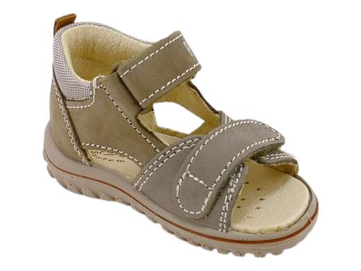 Sandalo Primigi 3860600: avventure comode ai primi passi!<br />Tomaia e cinturino regolabili in nabuk, plantare imbottito e suola flessibile per il massimo comfort.
