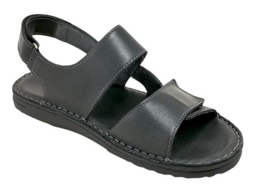 Scopri i Sandali Uomo Grunland SA 1241 80LAPO in pelle nera con tripla regolazione a strappo, comodi e flessibili, su Laporta Calzature. Acquista ora!<br /><br />I Sandali Uomo Grunland SA 1241 80LAPO, disponibili su Laporta Calzature, offrono un comfort eccezionale, perfetti per le giornate calde in città o in vacanza. <br />La tomaia in morbida pelle nera è dotata di tre comode strisce con chiusura a strappo, che permettono un'ampia regolazione: in pianta, sul collo del piede e dietro la caviglia, garantendo una calzata personalizzata. <br />Il sottopiede imbottito in pelle assicura un comfort prolungato, mentre il fondo in gomma flessibile e ammortizzante fornisce stabilità e leggerezza. <br />Questi sandali sono ideali per chi cerca funzionalità e comodità in ogni passo. <br />Aggiungi comfort e stile al tuo look estivo, acquista ora su Laporta Calzature!