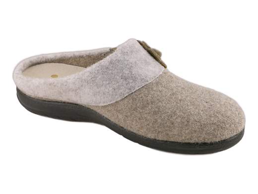 Pantofole aperte dietro Donna SUSIMODA invernali predisposte al plantare - B202.008