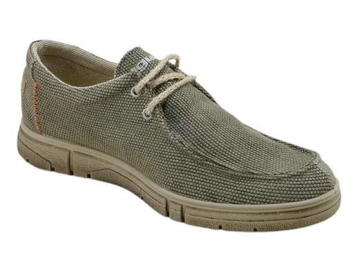 Scopri le Stringate Uomo IGI&CO 5619822 Ben in tessuto cotton vintage color militare, fresche e comode, su Laporta Calzature. Acquista ora!<br /><br />Le Stringate Uomo IGI&CO 5619822 Ben, disponibili su Laporta Calzature, offrono stile e freschezza per l’uso urbano, anche durante le giornate più calde. <br />Realizzate in morbido tessuto cotton vintage color militare, queste scarpe presentano un design elegante con allacciatura a due fori e lacci in corda, oltre alla caratteristica cucitura a vaschetta sulla parte anteriore. <br />Il sottopiede estraibile in pelle garantisce comfort e traspirabilità, rendendole perfette per lunghe passeggiate o l'uso quotidiano. <br />Orgogliosamente Made in Italy, rappresentano la qualità e l’artigianalità italiana. <br />Aggiungi un tocco di stile fresco al tuo guardaroba, acquista ora su Laporta Calzature!