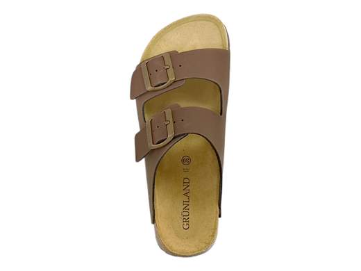 Scopri le Ciabatte Uomo Grunland CB 3012 40BOBO in mogano con doppia fibbia e plantare anatomico, comode e regolabili, su Laporta Calzature. Acquista ora!<br /><br />Le Ciabatte Uomo Grunland CB 3012 40BOBO, disponibili su Laporta Calzature, sono la scelta perfetta per affrontare le giornate più calde con comfort e stile. Realizzate in colore mogano e tortora, offrono un'ampia regolazione grazie alle due fibbie sulla tomaia, garantendo una calzata personalizzata. <br />Il plantare anatomico in pelle scamosciata è progettato per favorire una postura ottimale del piede e della caviglia, mentre il fondo bio, composto da sughero e lattice naturale, assicura leggerezza e traspirabilità. <br />La suola in gomma offre resistenza e stabilità, rendendo queste ciabatte ideali sia per la città che per le vacanze. <br />Aggiungi comfort e versatilità al tuo look estivo, acquista ora su Laporta Calzature!
