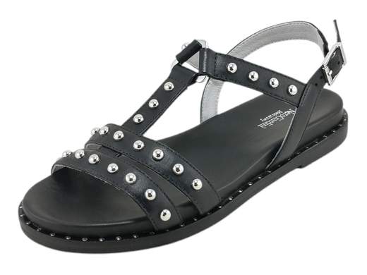 Sandali bassi NeroGiardini con borchie glam e fussbett imbottito. Sportivi, grintosi e comodissimi. Stile Made in Italy ai tuoi piedi!<br /><br />Se cerchi sandali bassi da donna che siano comodi ma con grinta da vendere, i *NeroGiardini E513480D* sono la risposta fashion ai tuoi desideri (e ai tuoi piedi stanchi).<br /><br />Dallo stile sportivo con una bella inclinazione glam, questi sandali “a ragnetto” in vera pelle non passano certo inosservati grazie alle borchie in acciaio lucido—piccole, ma toste, come te.<br /><br />Il cinturino alla caviglia con fibbia regolabile assicura una calzata perfetta, mentre il fussbett in pelle (aka sottopiede) è così imbottito e sagomato che potresti scordarti di averli indosso. Il fondo piatto in gomma antiscivolo è flessibile e sicuro, anche nelle giornate più agitate.<br /><br />Ideali per chi ama camminare tanto senza rinunciare allo stile, per look casual con quel tocco di rock, o per outfit estivi da urlo.<br />Sono versatili, comodi, stilosi—e, ovviamente, artigianali e Made in Italy.