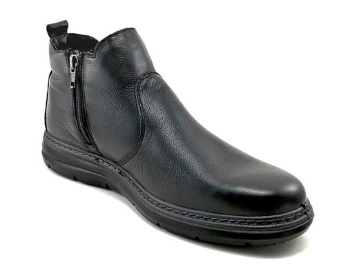 Aggiungi uno stile senza tempo al tuo guardaroba con lo stivaletto Chelsea da uomo ENVAL Soft 6710300 Belfast. <br />Creato con cura in morbida pelle nappa nera, questo stivaletto offre un'indossabilità senza sforzi grazie alla chiusura lampo laterale e alla calzata extra comoda. <br />Il plantare estraibile in memory foam assicura un comfort personalizzato per tutta la giornata. Con un fondo in gomma leggero e flessibile, camminare diventa un piacere. <br />Scegli il comfort e l'eleganza del Made in Italy.