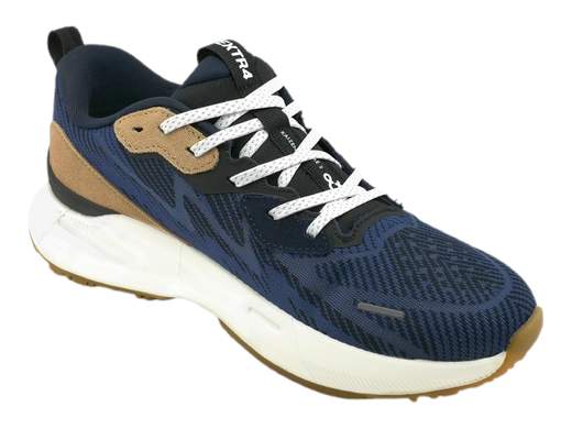 Sneakers uomo EXTR4 Kaizen 7700511: design urbano e tecnologia avanzata per comfort e grip eccellenti. Scoprile ora su Laporta Calzature! <br /><br />Quando innovazione e stile si incontrano, nascono le EXTR4 Kaizen 7700511. <br />Il tessuto tecnico evoluto (blu navy spigato) assicura un'asciugatura rapida e un comfort costante. <br />Il sottopiede Rapid-tech, con migliaia di micro-palline in EVA, offre ammortizzazione e supporto perfetti. <br />La suola in phylon-gomma iper-ammortizzante garantisce grip eccezionale e stabilità anche nelle sfide più impegnative. <br />Perfette per chi non si accontenta, combinano efficienza atletica e design urbano. Scoprile ora su Laporta Calzature e vivi l’esperienza EXTR4!