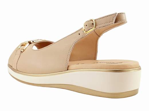 Sandali Zeppa Comfort Pelle Nappa Donna Susimoda - A006.305