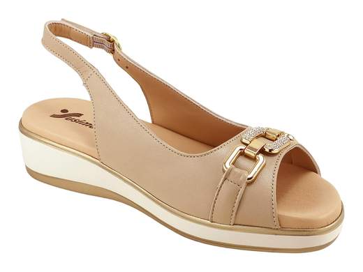 Sandali Zeppa Comfort Pelle Nappa Donna Susimoda - A006.305