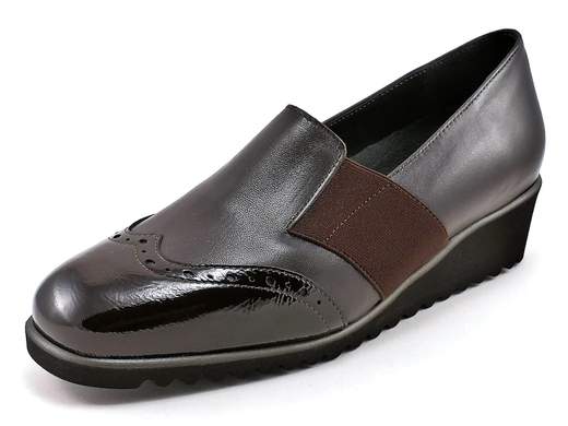 MOCASSINO ACCOLLATO CON 2 ELASTICI LATERALI DONNA RAFFINATO LINEA COMODA ANASTASIO 846