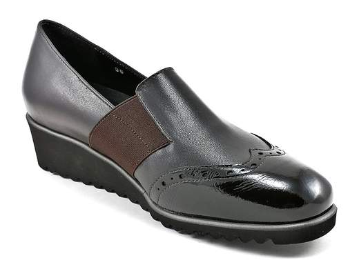 MOCASSINO ACCOLLATO CON 2 ELASTICI LATERALI DONNA RAFFINATO LINEA COMODA ANASTASIO 846