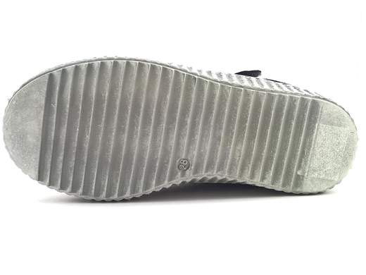 Sneaker Grunland Junior con velcro e fondo gomma