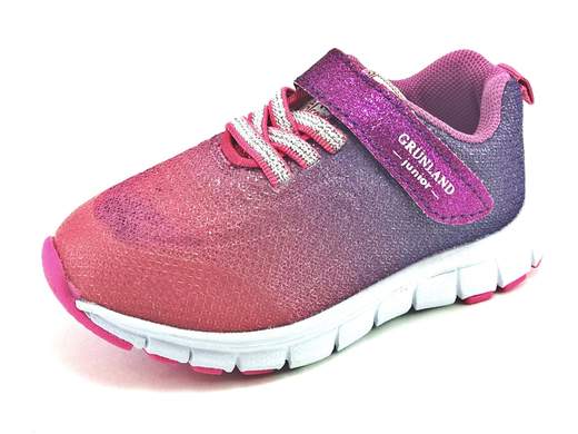 Sneaker Grunland Junior in tessuto brillantinato