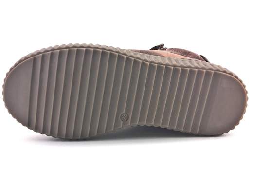 Grunland Junior sneaker con lacci elastici e tomaia in crosta