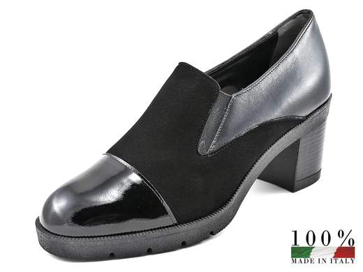 MOCASSINO ACCOLLATO CON 2 ELASTICI LATERALI RAFFINATO LINEA CLASSICA MUSELLA LD2006
