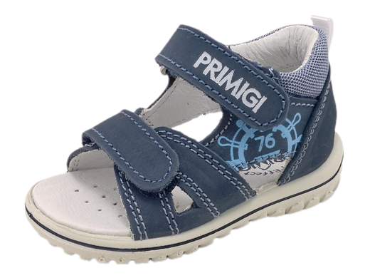 Sandalo Primigi 3860622: avventure comode ai primi passi!<br />Tomaia e cinturino regolabili in nabuk, plantare imbottito e suola flessibile per il massimo comfort.