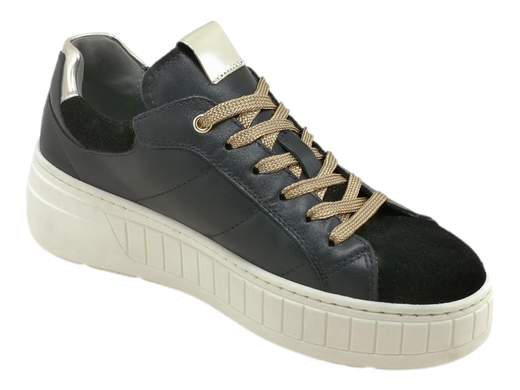 Scopri le Sneakers Donna NeroGiardini I411630D in pelle e camoscio con accessorio logato, comfort e stile Made in Italy. Acquista ora su Laporta Calzature!<br /><br />Le Sneakers Donna NeroGiardini I411630D, disponibili su Laporta Calzature, sono l’essenza di un’eleganza sportiva che si fa notare. <br />Realizzate in pelle e camoscio, con un accessorio logato sul lato esterno, aggiungono un tocco di grinta e classe al tuo look. <br />La fodera in morbida pelle e il sottopiede estraibile DryGo, capace di assorbire l’umidità, garantiscono freschezza e comfort per tutto il giorno. <br />E il fondo platform in gomma alto 5 cm? Ti dà quel piccolo slancio senza sacrificare la stabilità. Perfette per affrontare ogni momento della giornata con stile e personalità, dal caffè del mattino alla serata fuori. <br />Scegli un look deciso: acquista ora su Laporta Calzature e dai carattere ai tuoi passi!