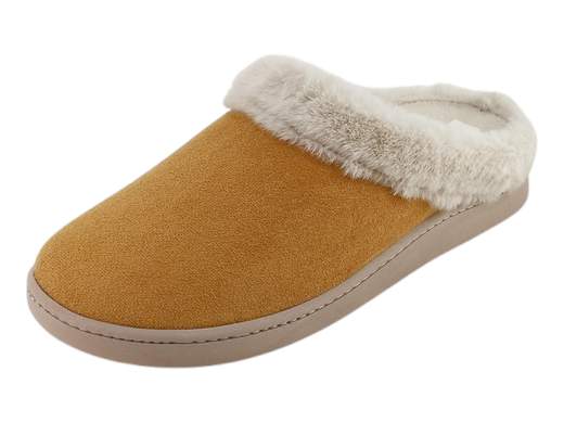 Pantofole donna CINZIA Soft MED58 001 invernali aperte dietro in ecopelle scamosciata cuoio con suola in gomma<br /><br />Pantofole donna invernali CINZIA Soft MED58 001 aperte dietro, progettate per offrire comfort, praticità e calore durante la stagione fredda. La tomaia è realizzata in ecopelle scamosciata color cuoio, elegante e resistente, rifinita con una bordatura in pelliccia sintetica che migliora la sensazione di avvolgenza e comfort.<br /><br />La fodera interna in peluche caldo assicura un’ottima protezione dal freddo e una piacevole morbidezza al contatto con il piede. Il sottopiede in velluto morbidissimo ed estraibile rappresenta un grande valore aggiunto: può infatti essere sostituito con un plantare ortopedico personale, rendendo la pantofola adatta anche a chi necessita di supporti specifici.<br /><br />Il fondo platform in gomma alto 2 cm è leggerissimo, flessibile e antiscivolo, garantendo stabilità e sicurezza anche su superfici leggermente bagnate. Una pantofola ideale per la casa, il relax quotidiano e le attività domestiche invernali, pensata per chi cerca comodità reale e adattabilità.