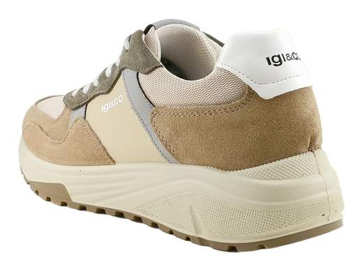 Sneaker Seth Pelle e Tessuto Uomo IGI&CO - 1119822