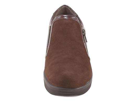 Sneakers con zip laterale Donna SUSIMODA comode eleganti con zeppa - L304.016