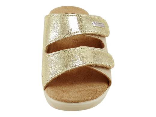 Ciabatte Comfort Ecopelle Platino Beige Donna Susimoda - B360.015