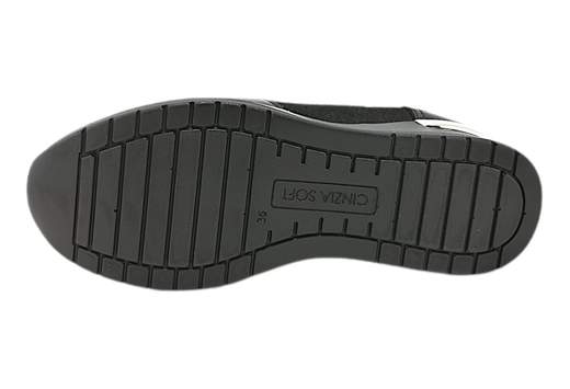 Esplora lo stile e il comfort con le sneakers donna Cinzia Soft IV2518913. Queste sneakers di alta qualità combinano la pelle e il camoscio con dettagli lucidi stampati, creando un design unico e accattivante. La chiusura lampo con regolazione dei lacci assicura una vestibilità personalizzata e facile da indossare. Il sottopiede imbottito in pelle, estraibile per una pulizia semplice, garantisce un comfort straordinario. Con un fondo ginnico alto di 5,5 cm, queste sneakers offrono non solo uno stile distintivo ma anche un supporto extra alla tua camminata. Scegli le Cinzia Soft IV2518913 per un'esperienza di indossabilità superiore, combinando moda e comfort in modo impeccabile.