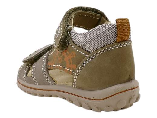 Sandalo Primigi 3860600: avventure comode ai primi passi!<br />Tomaia e cinturino regolabili in nabuk, plantare imbottito e suola flessibile per il massimo comfort.