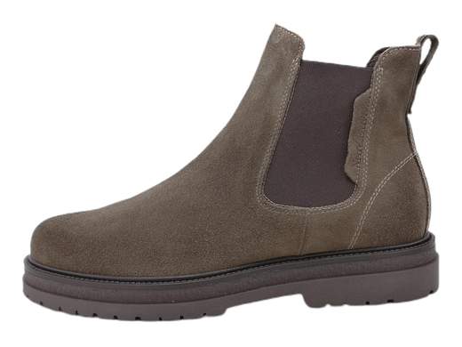 Esplora l'eleganza senza tempo con lo stivaletto Chelsea da uomo NeroGiardini I304011U. Realizzato con pelle scamosciata di alta qualità, questo stivaletto incarna lo stile classico con un tocco moderno. Il plantare imbottito estraibile in pelle DryGo offre un comfort straordinario, garantendo un'esperienza di camminata fresca e asciutta in ogni momento. La suola carrarmato, perfetta per la stagione fredda, ti offre aderenza e sicurezza su ogni superficie, mentre la costruzione robusta assicura una resistenza duratura. Un vero must-have Made in Italy per un look impeccabile, sia che tu sia in città o all'avventura, questo stivaletto NeroGiardini rappresenta la perfetta fusione tra design raffinato e funzionalità, pronto a completare con stile ogni tuo outfit.