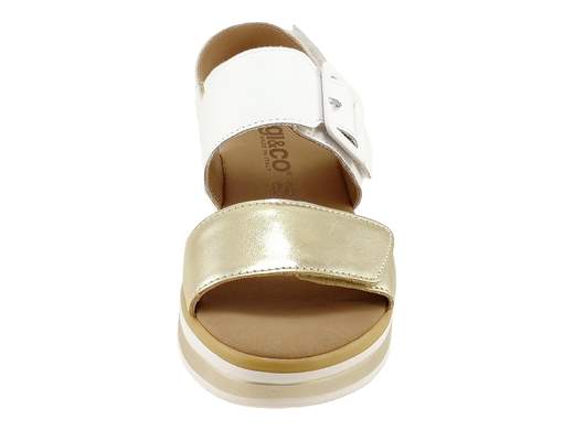 Patricia Pelle Bicolore Oro e Bianco Donna Igi&Co - 1186533