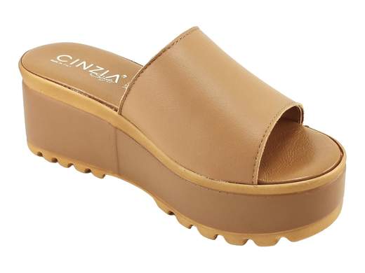 Ciabatta Zeppa Pelle Donna Cinzia Soft - IAF442800 003
