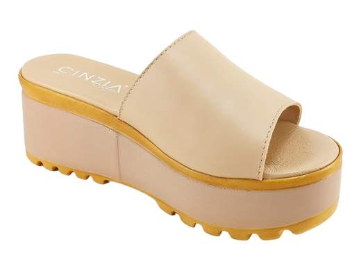 Ciabatta Zeppa Pelle Donna Cinzia Soft - IAF442800 001