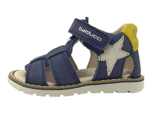 Sandalo primi passi Balducci MSPO4251: comfort e stile per le prime avventure del tuo bimbo!<br />Pelle morbidissima, plantare imbottito e suola flessibile antiscivolo.
