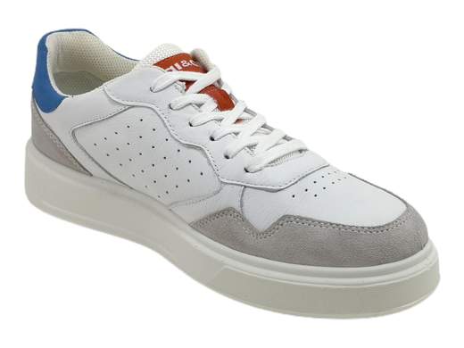 Eleva il tuo stile con le sneakers uomo Igi&Co Sten 3625600. Queste sneakers in pelle traforata bianca offrono un look fresco e traspirante, ideali per ogni occasione. La chiusura con lacci garantisce una vestibilità sicura. Il plantare estraibile imbottito in pelle ti regala un comfort eccezionale, mentre il fondo platform da 3,5 cm aggiunge un tocco di stile extra. Questo prodotto è realizzato con maestria in Italia. Scopri il perfetto connubio tra moda e comfort, acquista ora.