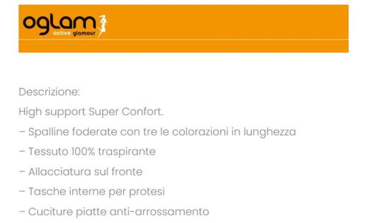 Reggiseno post-operatorio