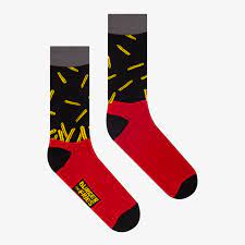SOCKS BURGER AND FRIES CALZE