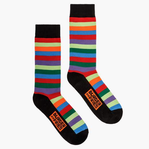 SOCKS BURGER AND FRIES CALZE