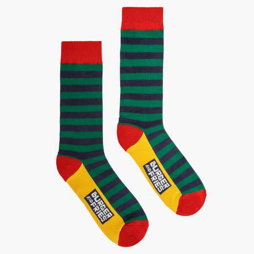 SOCKS BURGER AND FRIES CALZE
